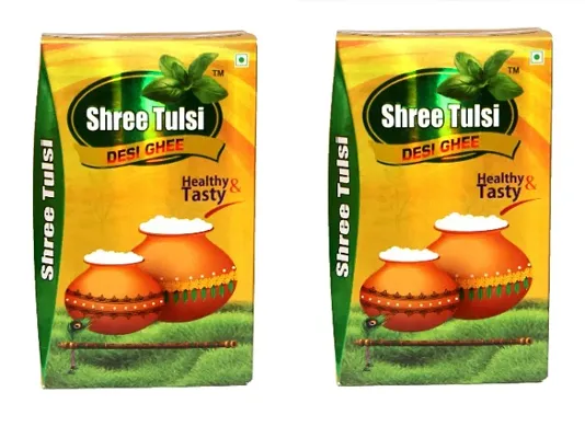 Shree Tulsi Desi Ghee |Made Traditionally from Curd |Pure Ghee for Better Digestion and Immunity | 1Ltr Tetra-2