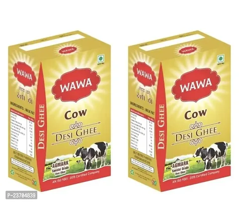Wawa Desi Cow Ghee |Made Traditionally from Curd | 500ml tetra-2-thumb0