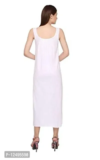 Premium Cotton Slips for Women Full Length Slip Bra Type-Nighty Inner
