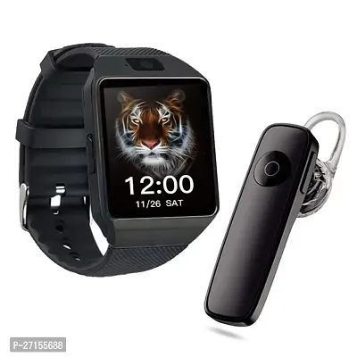 Stylish Modern Smart Watch With Bluetooth Earphone Combo Pack of 1-thumb0