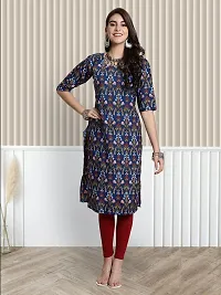 Beautiful Printed Crepe Straight Kurta Pack Of 2-thumb2