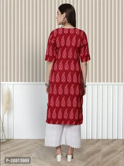 Classic Crepe Printed Kurtas For Women-thumb3