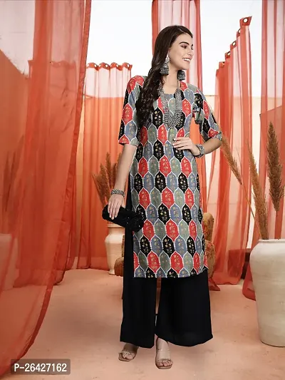 Women Stylish Printed A-Line Kurta-thumb5