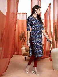 Women Stylish Printed A-Line Kurta-thumb3