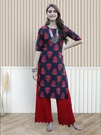 Classic Crepe Printed Kurtas For Women-thumb1