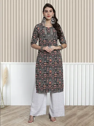 Stylish Crepe Stitched Kurta For Women