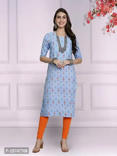 Stylish Multicoloured Crepe Kurta For Women Combo Of 3-thumb4