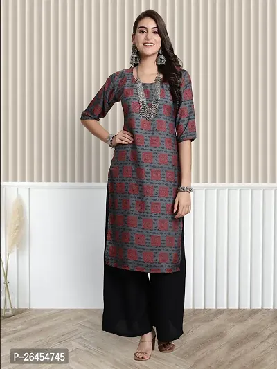 Beautiful Printed Crepe Straight Kurta Pack Of 2-thumb3