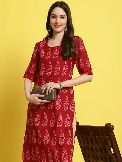 Stylish Fancy Designer American Crepe Kurta With Bottom Wear Set For Women