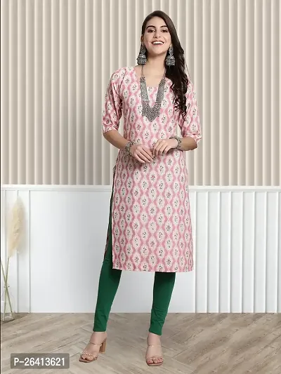 Stylish Printed Crepe Straight Kurti For Women Pack Of 2-thumb3