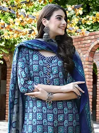 Fancy Cotton Blend Kurta Bottom And Dupatta Set For Women-thumb4