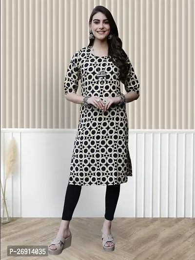 Classic Crepe Printed Kurtas For Women-thumb2