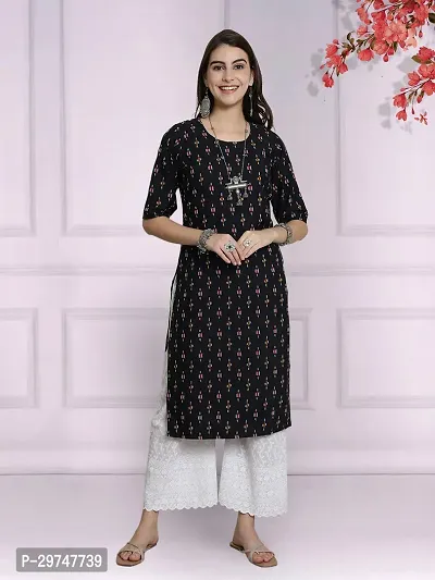 Stylish Multicoloured Crepe Kurta For Women Combo Of 3-thumb4