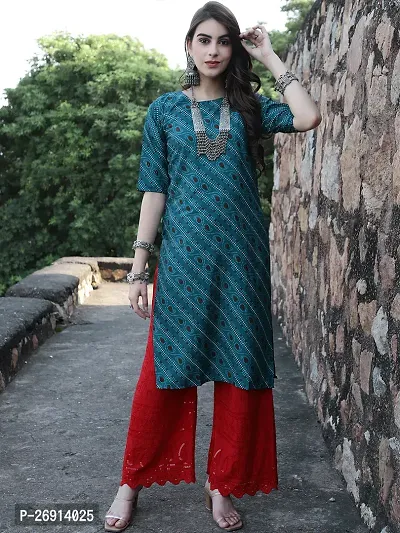 Classic Crepe Printed Kurtas For Women-thumb2