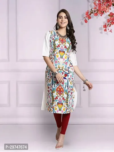 Stylish Multicoloured Crepe Kurta For Women Combo Of 2-thumb3