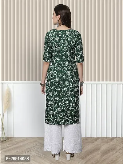 Classic Crepe Printed Kurtas For Women-thumb3