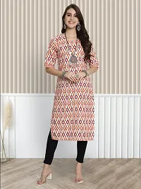 Fashionable Printed Crepe Kurits For Women-thumb1