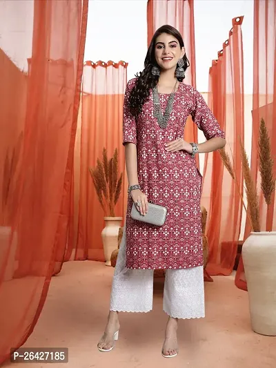 Women Stylish Printed A-Line Kurta-thumb5