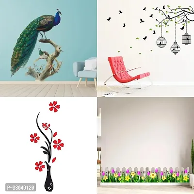 Decorative Self Adhesive Wall Sticker Combo