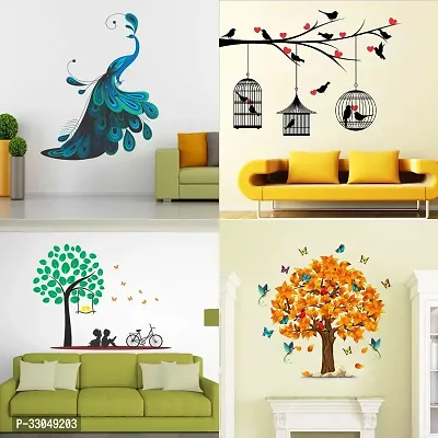 Combo Set of 4 Wall Stickers