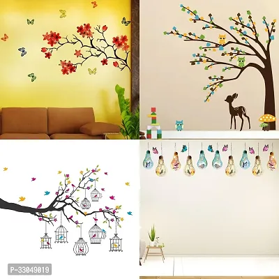 Combo Set of 4 Wall Stickers