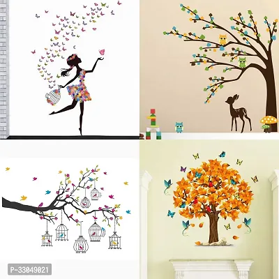 Combo Set of 4 Wall Stickers