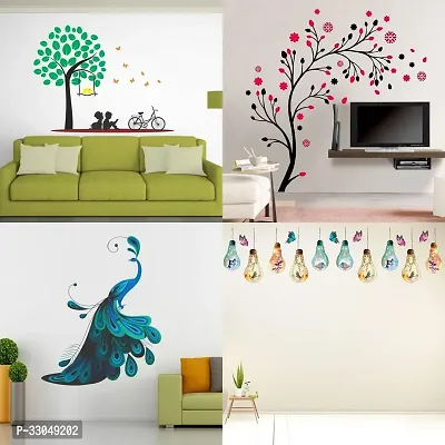 Combo Set of 4 Wall Stickers