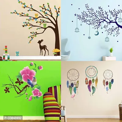 Combo Set of 4 Wall Stickers-thumb0