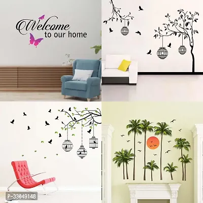 Combo Set of 4 Wall Stickers