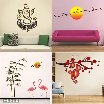 Combo Set of 4 Wall Stickers