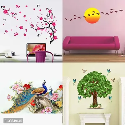 Combo Set of 4 Wall Stickers