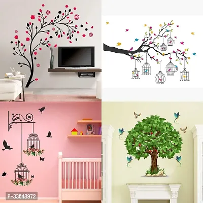 Combo Set of 4 Wall Stickers-thumb0