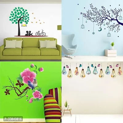 Combo Set of 4 Wall Stickers