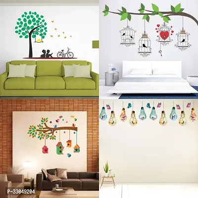 Combo Set of 4 Wall Stickers