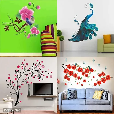 Combo Set of 4 Wall Stickers