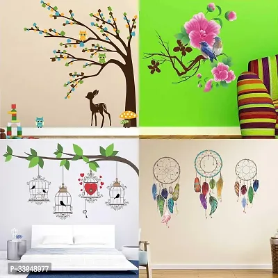 Combo Set of 4 Wall Stickers