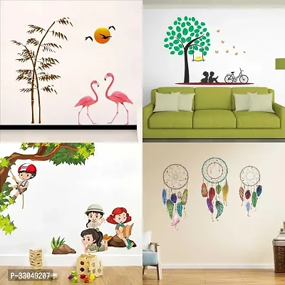 Combo Set of 4 Wall Stickers