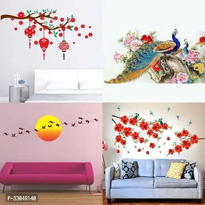 Combo Set of 4 Wall Stickers