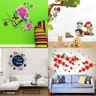 Combo Set of 4 Wall Stickers