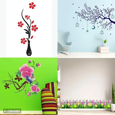 Combo Set of 4 Wall Stickers