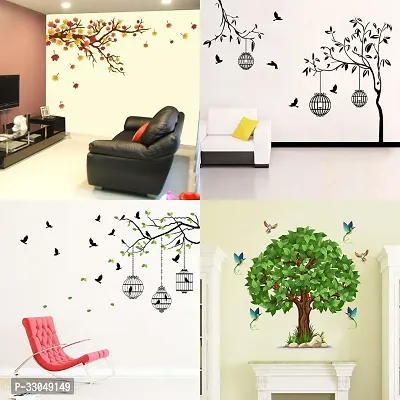 Combo Set of 4 Wall Stickers