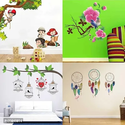 Combo Set of 4 Wall Stickers