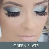 PRIVIU Power Shimmer, Loose Pigment Eyeshadow Powder, Chrome Effect, Professional Makeup Look, 3 Grams, Green Slate-thumb2