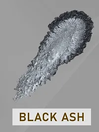 PRIVIU Power Shimmer Metallic Eye Makeup Loose Glitter Eyeshadow Powder (Talc Free),Black Ash 6, 3g-thumb1