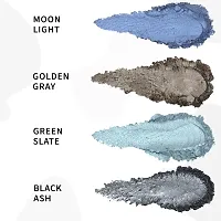 PRIVIU Power Shimmer Metallic Eye Makeup Loose Glitter Eyeshadow Powder (Talc Free), Pack of 4 Colors, Smokey Vibes-thumb4