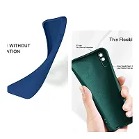 Coverley Matte Shockproof Liquid Silicone Designed for Redmi Redmi 9A |Redmi 9i / Redmi 9A Sport | Redmi 9i Sport-thumb1