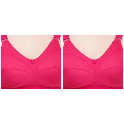 Stylish Blend Colourblocked Bras For Women Pack Of 2