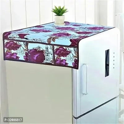 Premier Floral Design PVC Fridge Top Cover with Utility Side Pockets