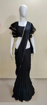 Glamorous Georgette Saree with Blouse piece 