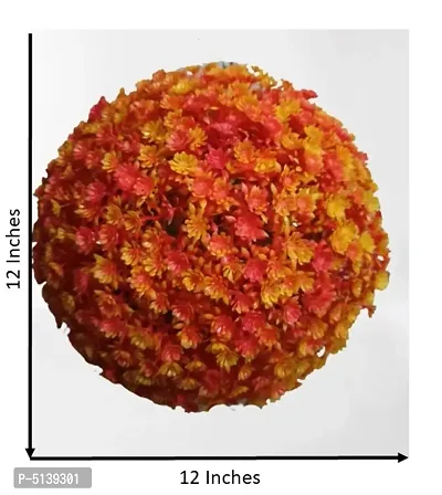 Artificial Topiary ball Orange color Without Pot-thumb3